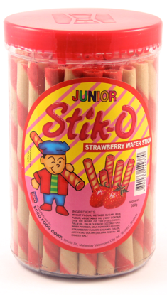 Stick-O Strawberry Flavor Wafer Sticks 380gr.